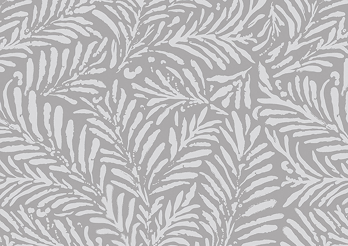 Balmy Palms (Blackout), Grey Whisp - Twist&Fit Roller Blind - Image 6
